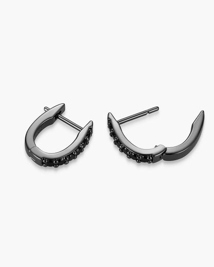 Studded Huggie Earrings