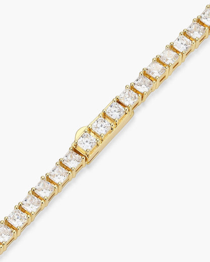 Tennis Bracelet Square Cut