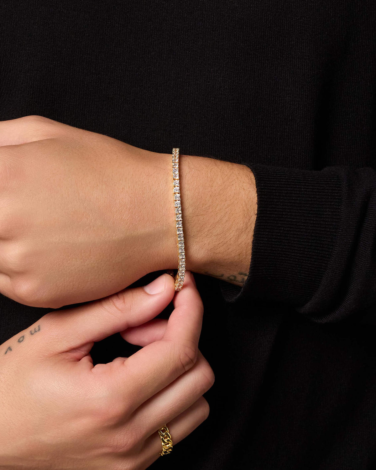 Tennis Bracelet Square Cut