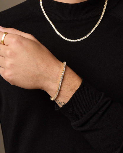Tennis Bracelet Square Cut