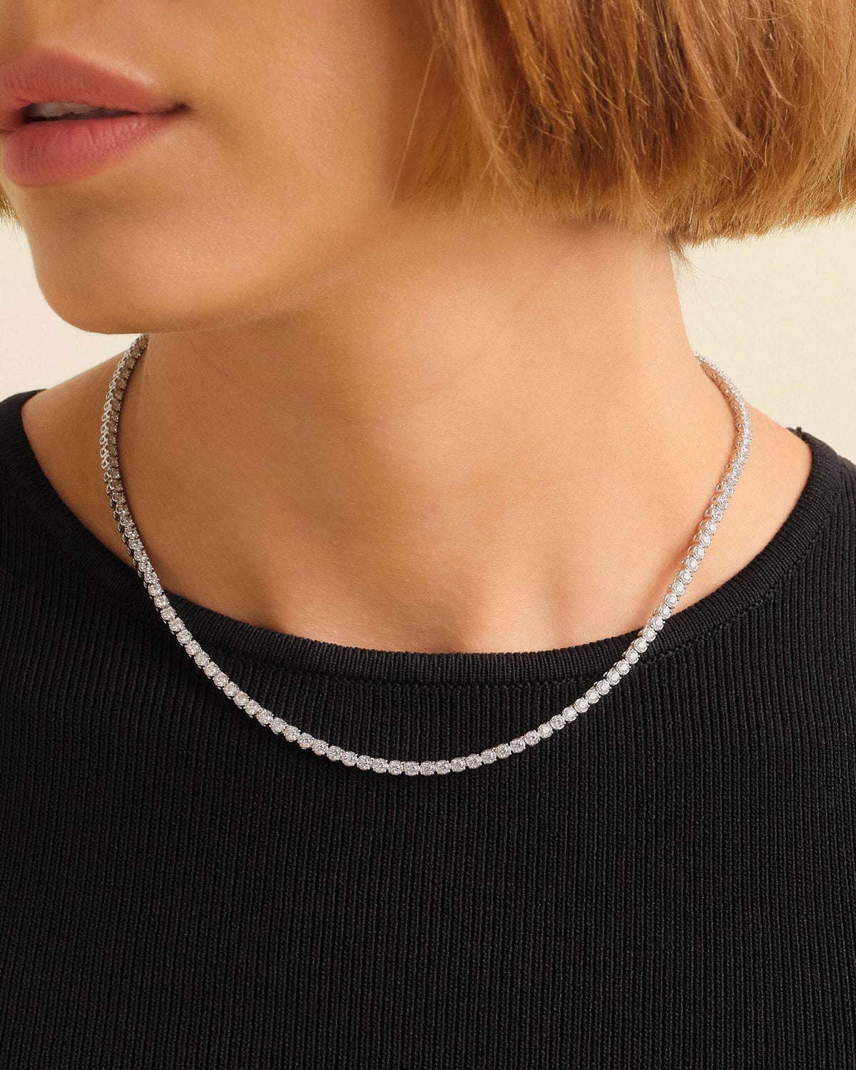 Women's Tennis Chain Round Cut 3mm