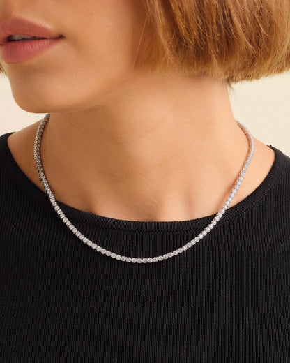 Women's Tennis Chain Round Cut 3mm