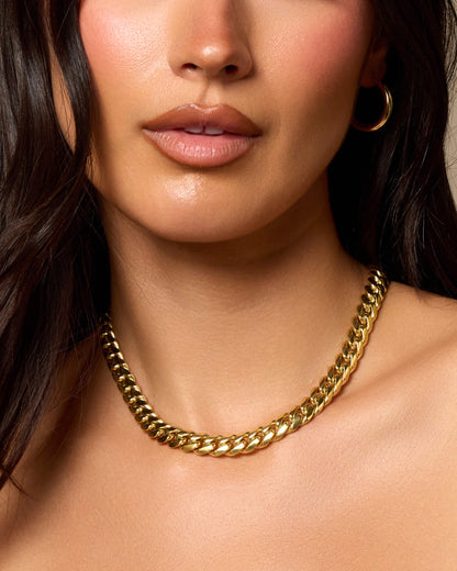 Women's Cuban Link Chain 10mm