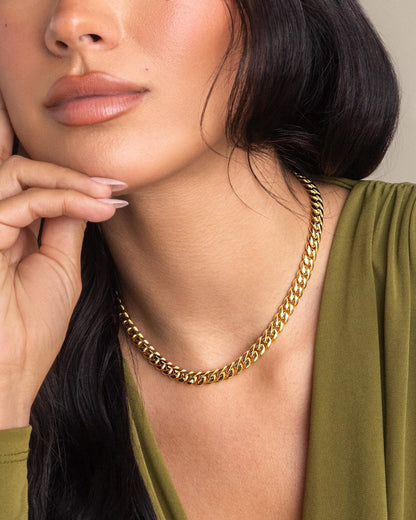 Women's Cuban Link Chain 8mm