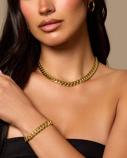 Women's Cuban Link Chain 10mm