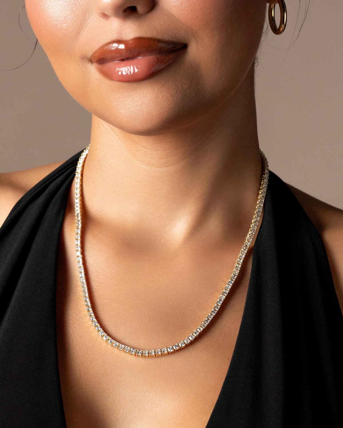 Women's Tennis Chain Square Cut 3mm