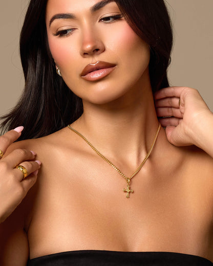 Women's Vintage Cross Pendant