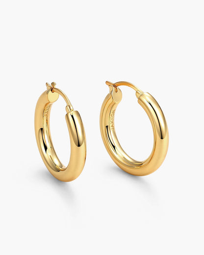Women's Bold Medium Hoop Earrings