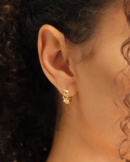 Women's Cuban Link Earrings