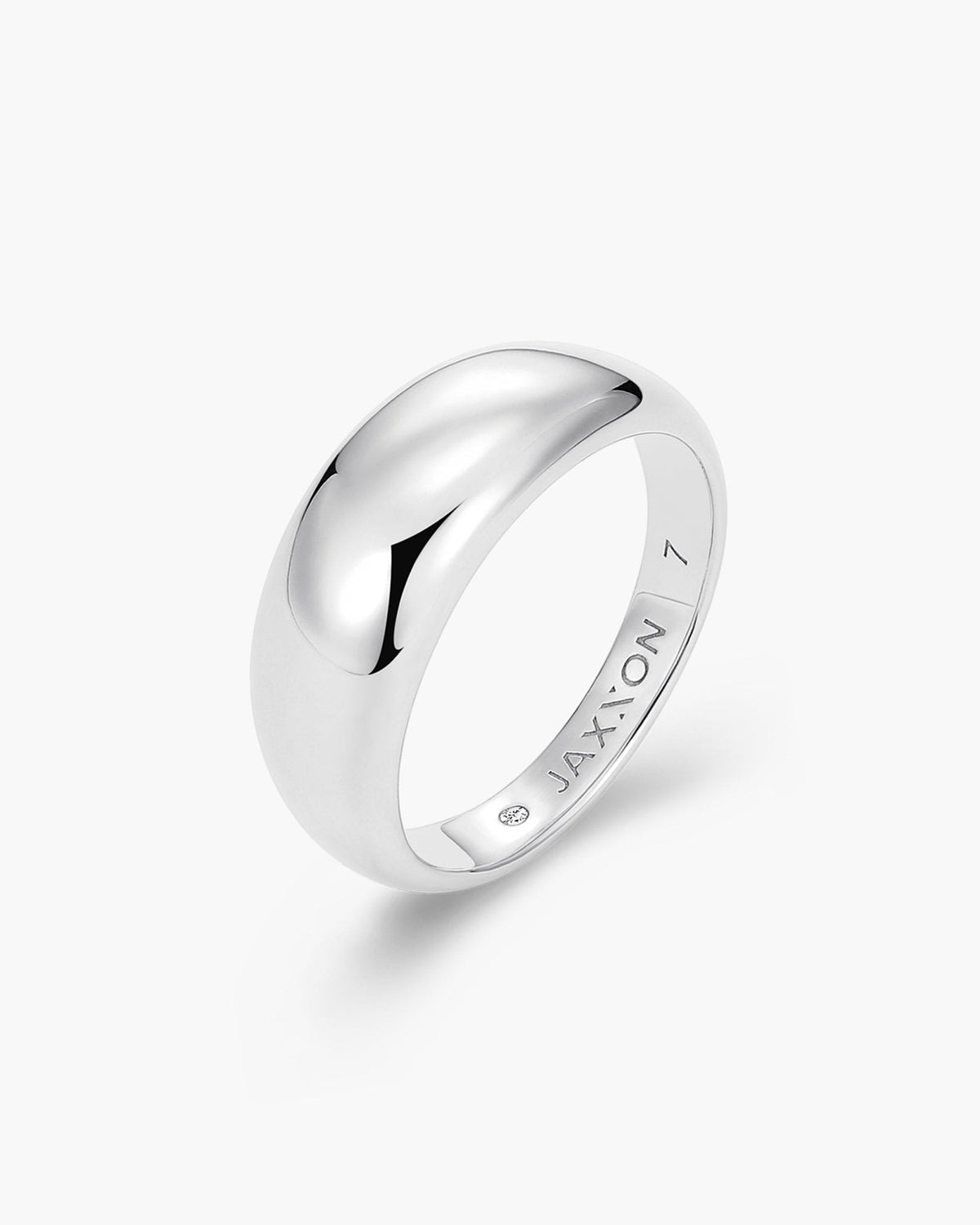 Women's Dome Ring Silver