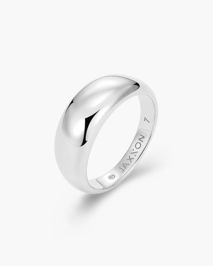 Women's Dome Ring Silver