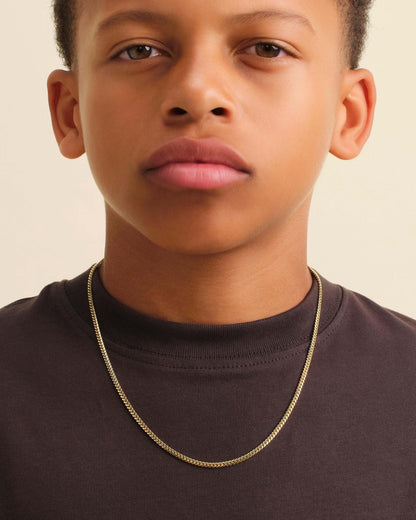 Youth Cuban Link Chain 3mm