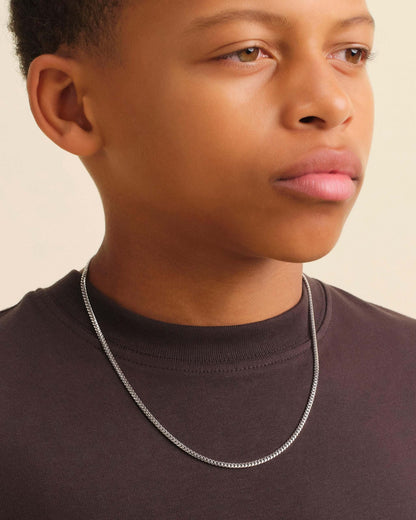 Youth Cuban Link Chain 3mm
