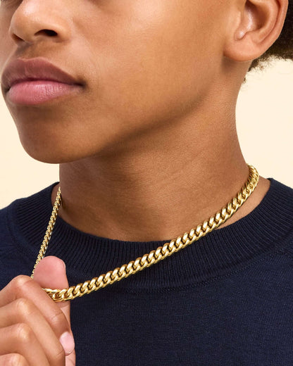 Youth Cuban Link Chain 8mm